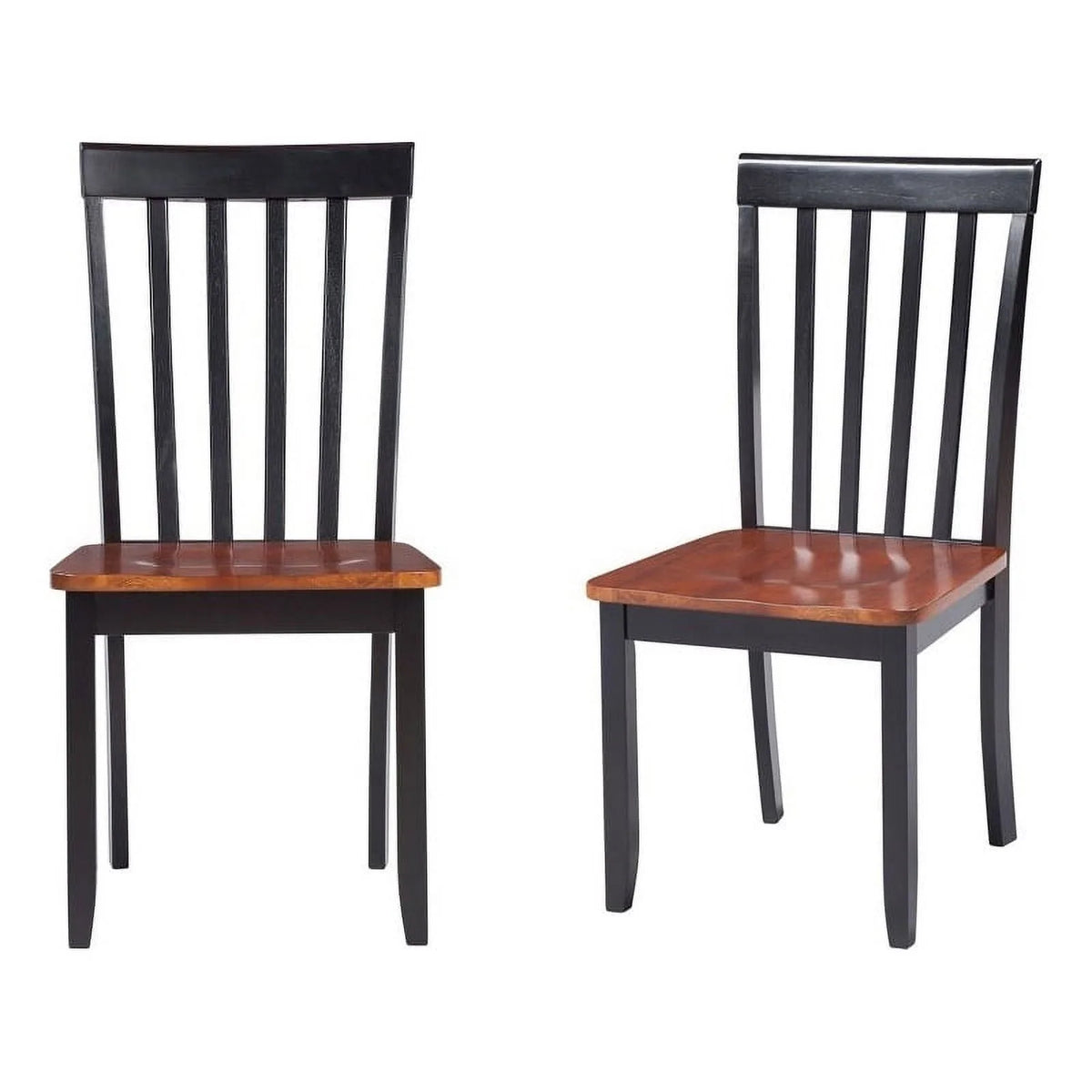 Black Cherry Wood Dining Chair Set of 2 H517