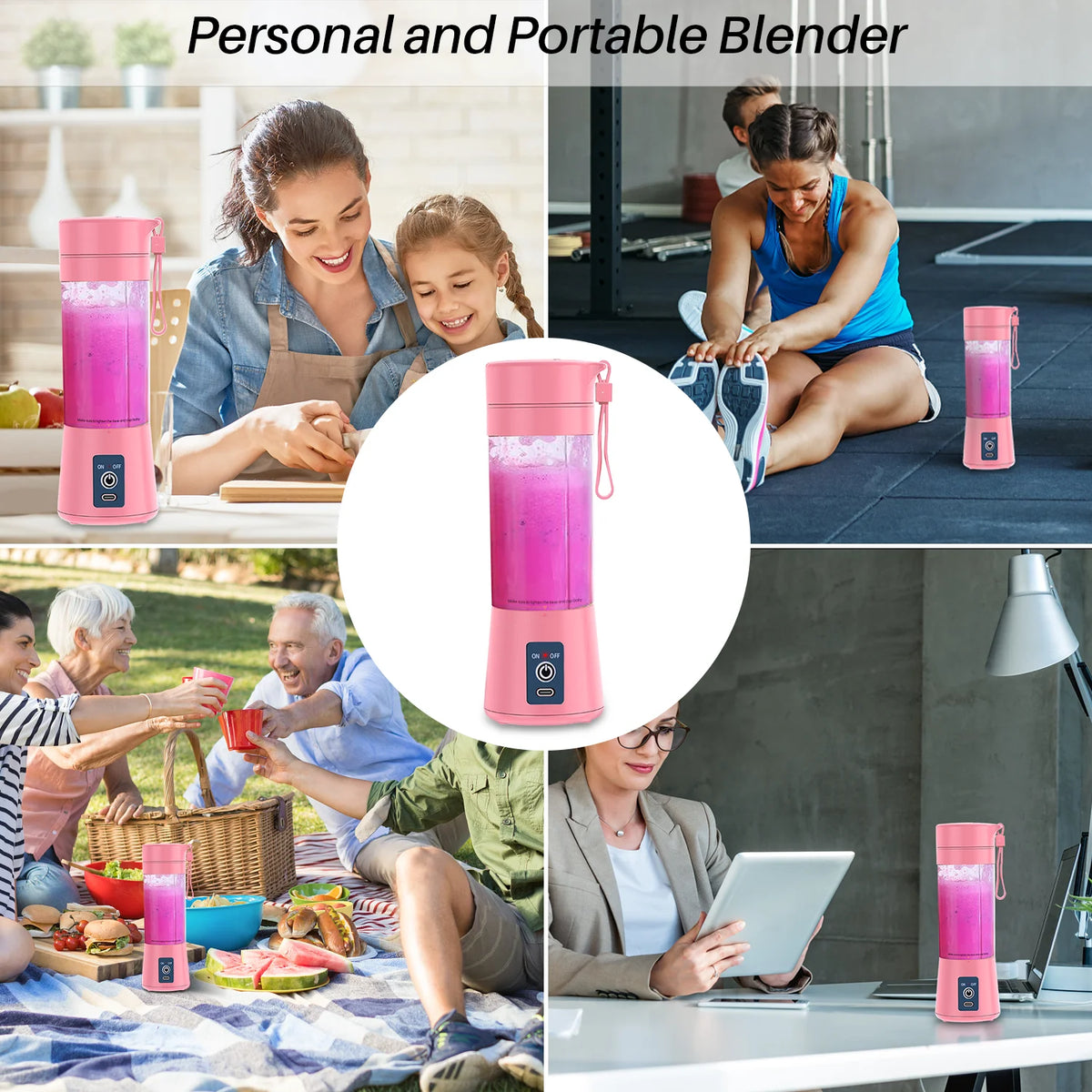 Portable USB Rechargeable Personal Blender G5117