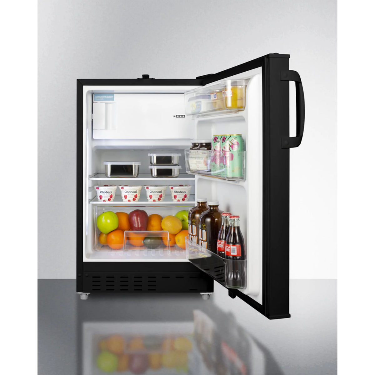 20" Wide Built-In or Freestanding Refrigerator-Freezer with Lock B56627
