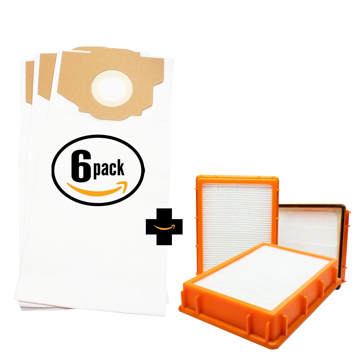 18 Replacement Vacuum Bags & 3 HEPA Filter F292375
