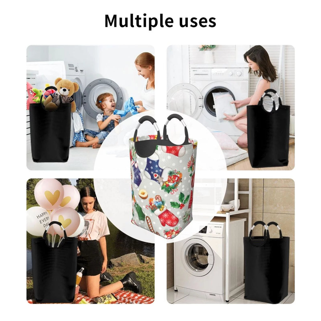 Collapsible Laundry Basket Hamper 50L D825
