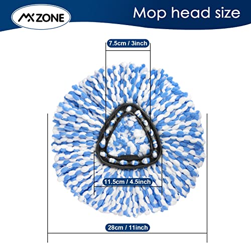 Spin Mop Head Replacement Base Handle 4 Mop Replace Heads Combo Set T959896