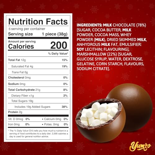 3 Pack Chocolate Bombs with Mini Marshmallows and Cocoa Powder R215900
