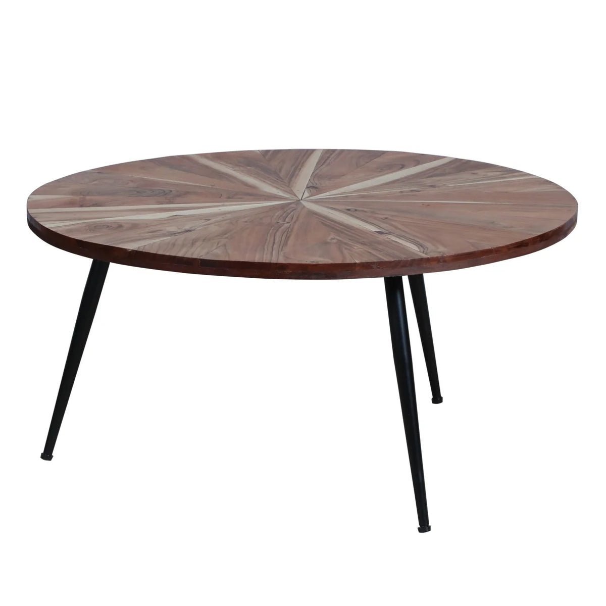 31 Inch Round Mango Wood Coffee Table B474
