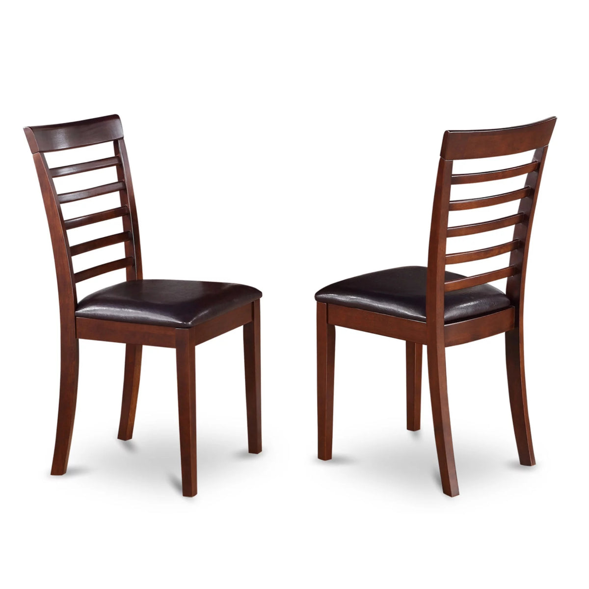Antique 5-piece Dining Set with Faux Leather Seat N3091