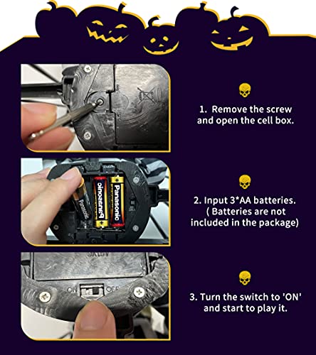 Animated Halloween Decorations with Motion Sensor N5551