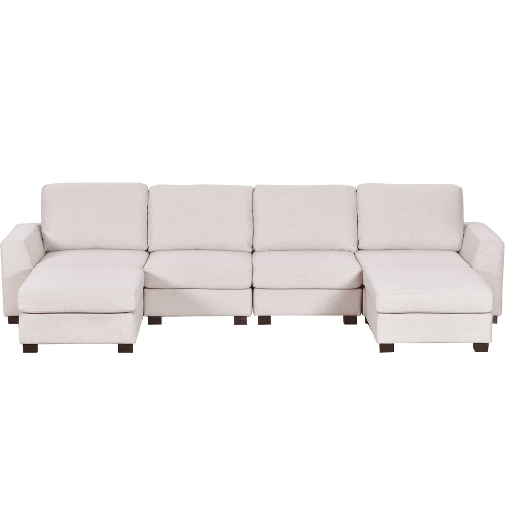 130.7" U Shaped Modular Sectional Sofa R216580