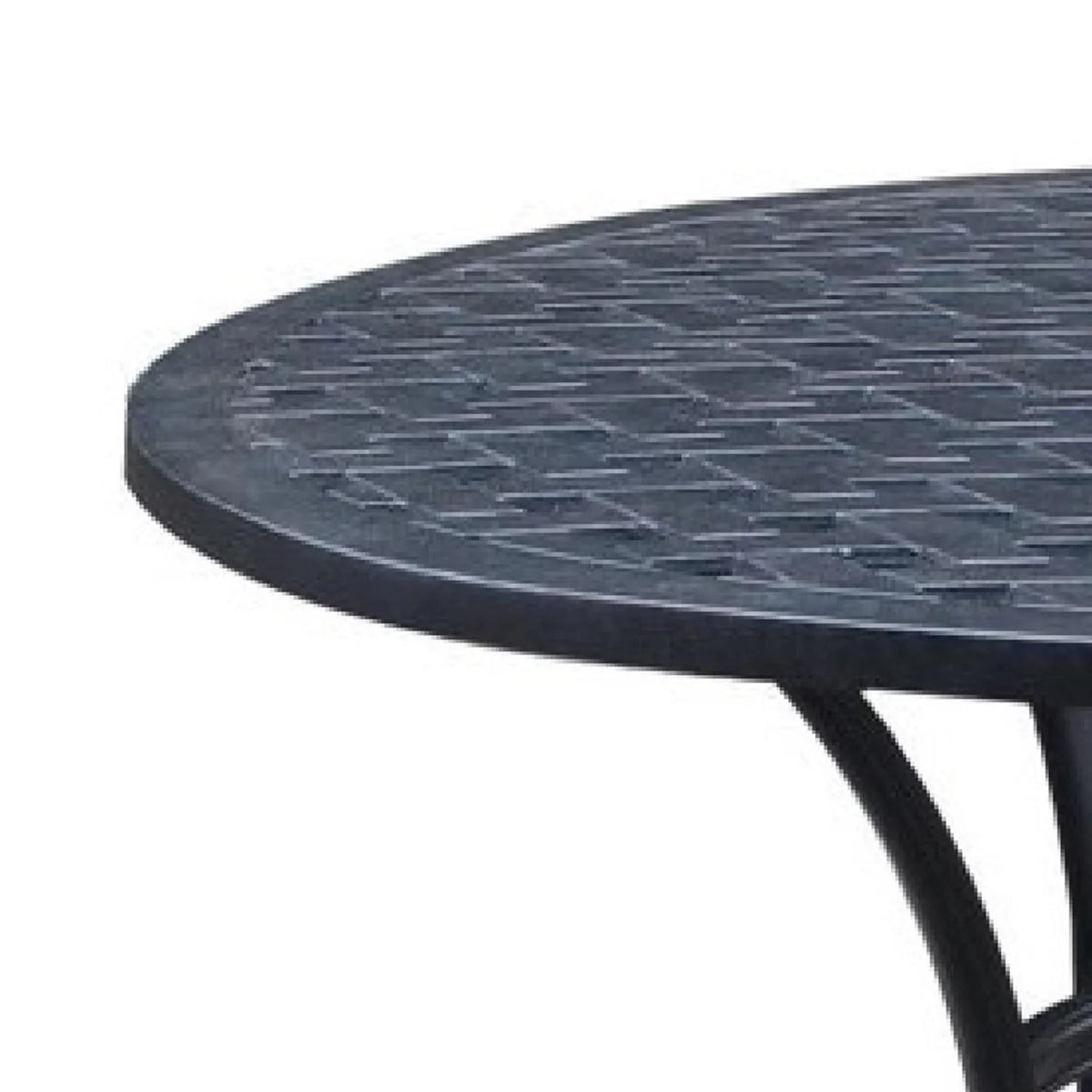42" Aluminum Round Bar Table with Umbrella Hole J48900