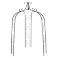 106" Gothic Steel Trellis Arbor E46539