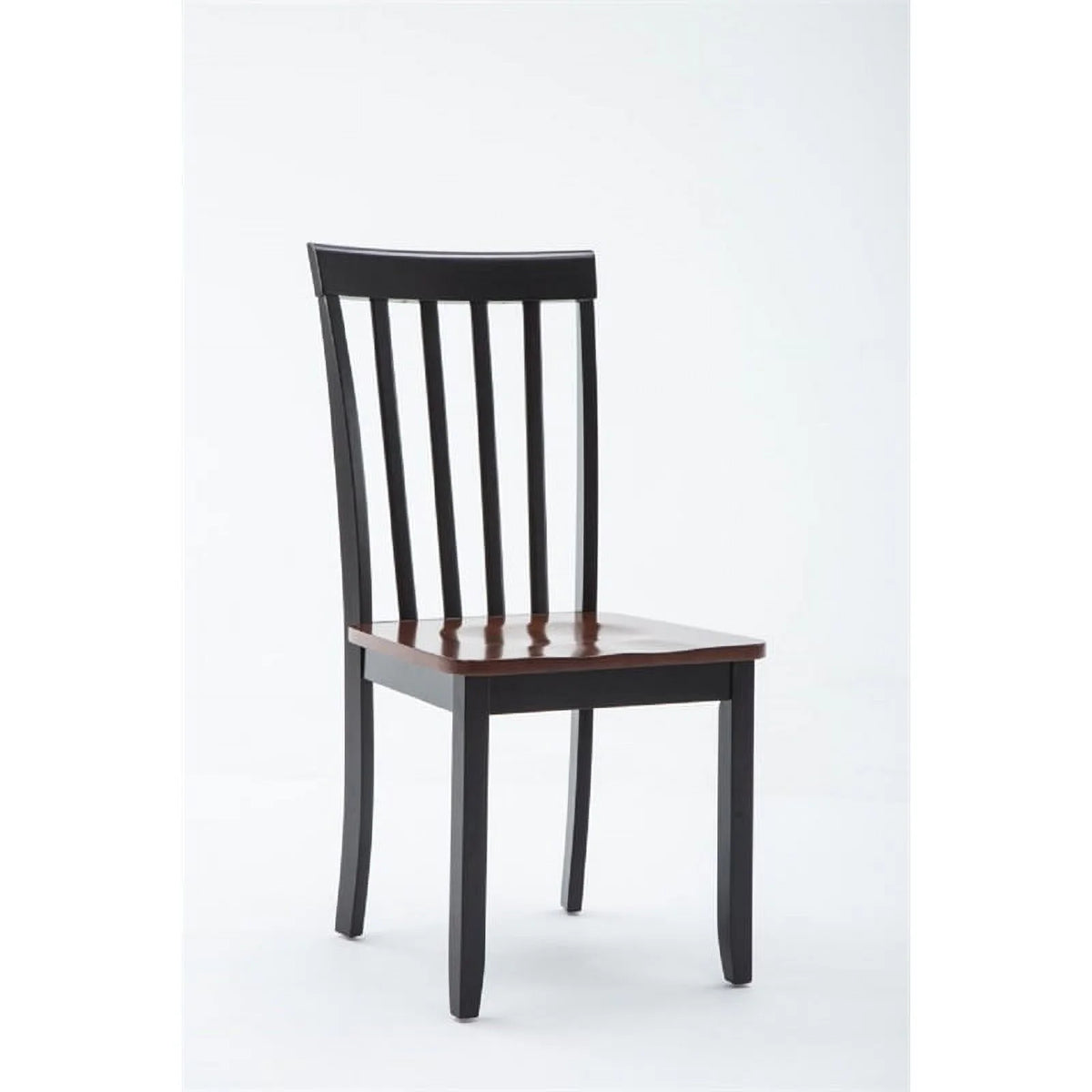 Black Cherry Wood Dining Chair Set of 2 H517