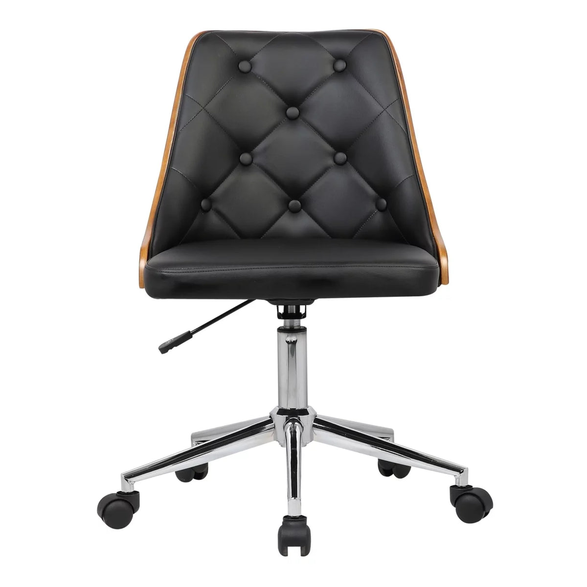 Brown and Black Adjustable Tufted Office Chair E927