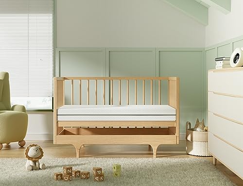 Dual-Sided Gel Memory Foam Crib Mattress with Removable Cover P9012