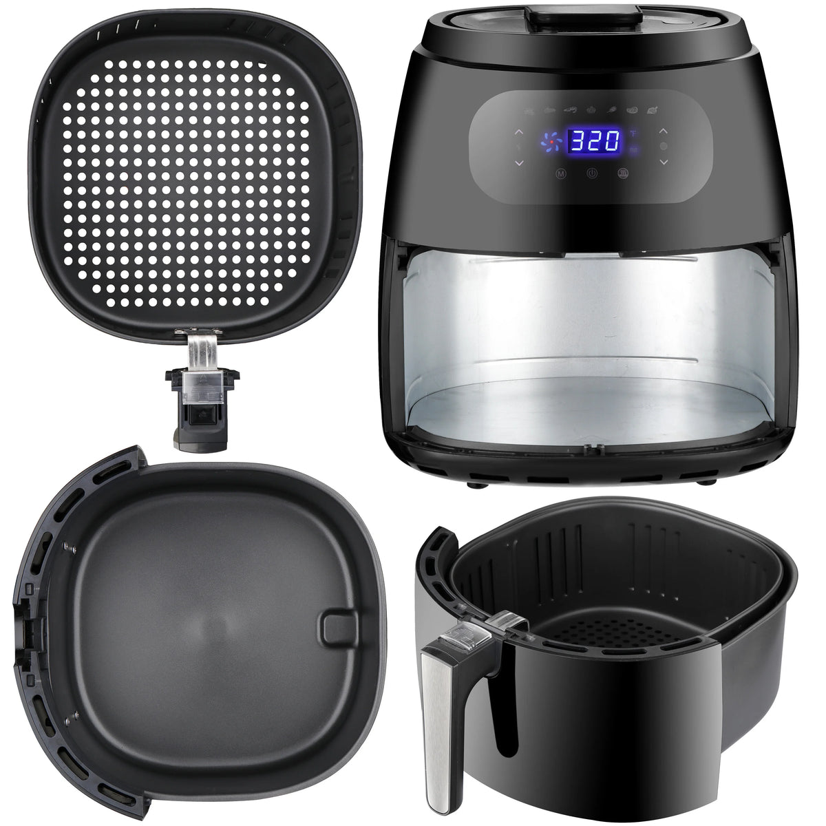 1700W Digital Multi-Functional Air Fryer 7.6 Qt U751027