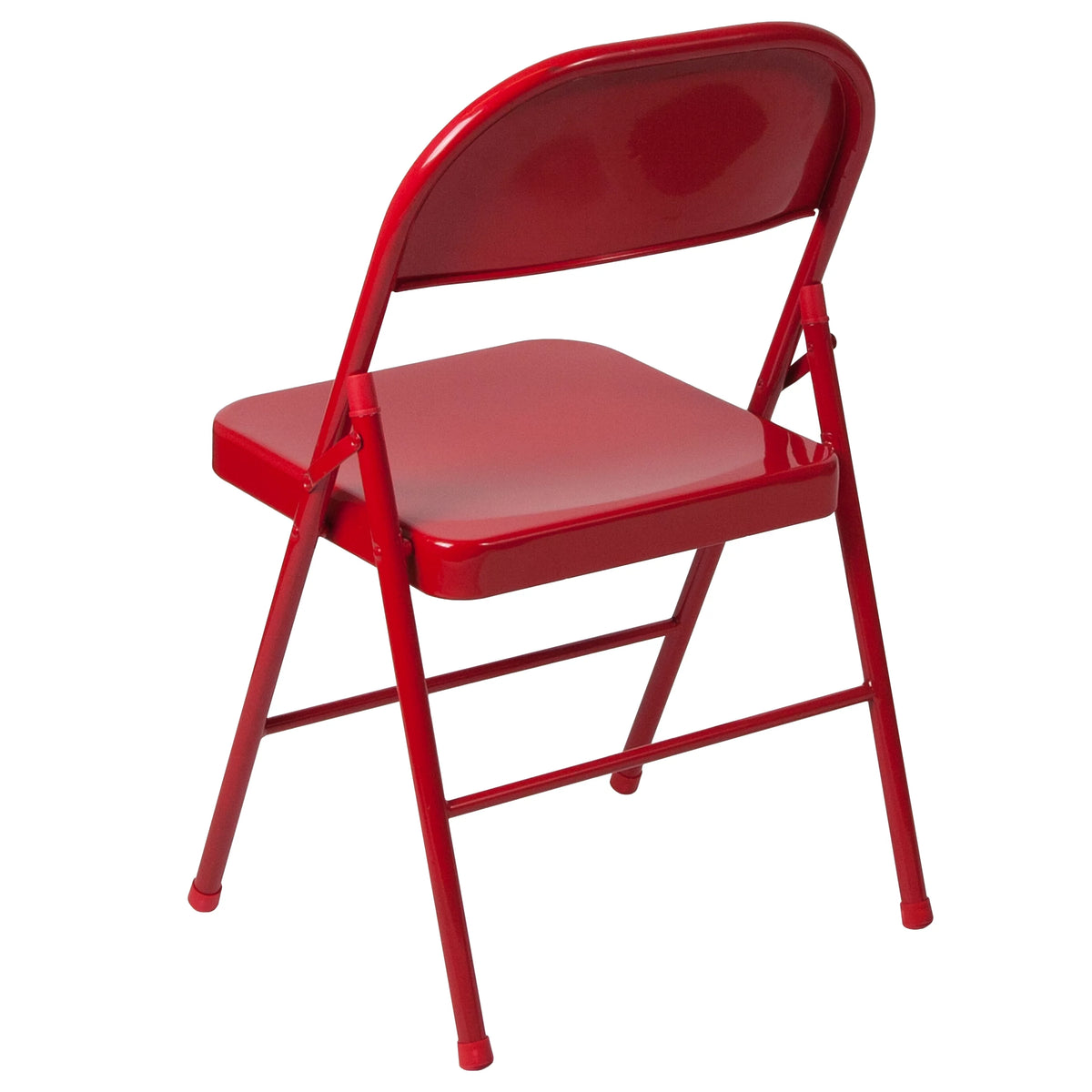 Red Metal Folding Chair U80683