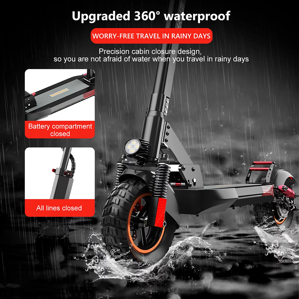Foldable Electric Scooter with Seat Q2020