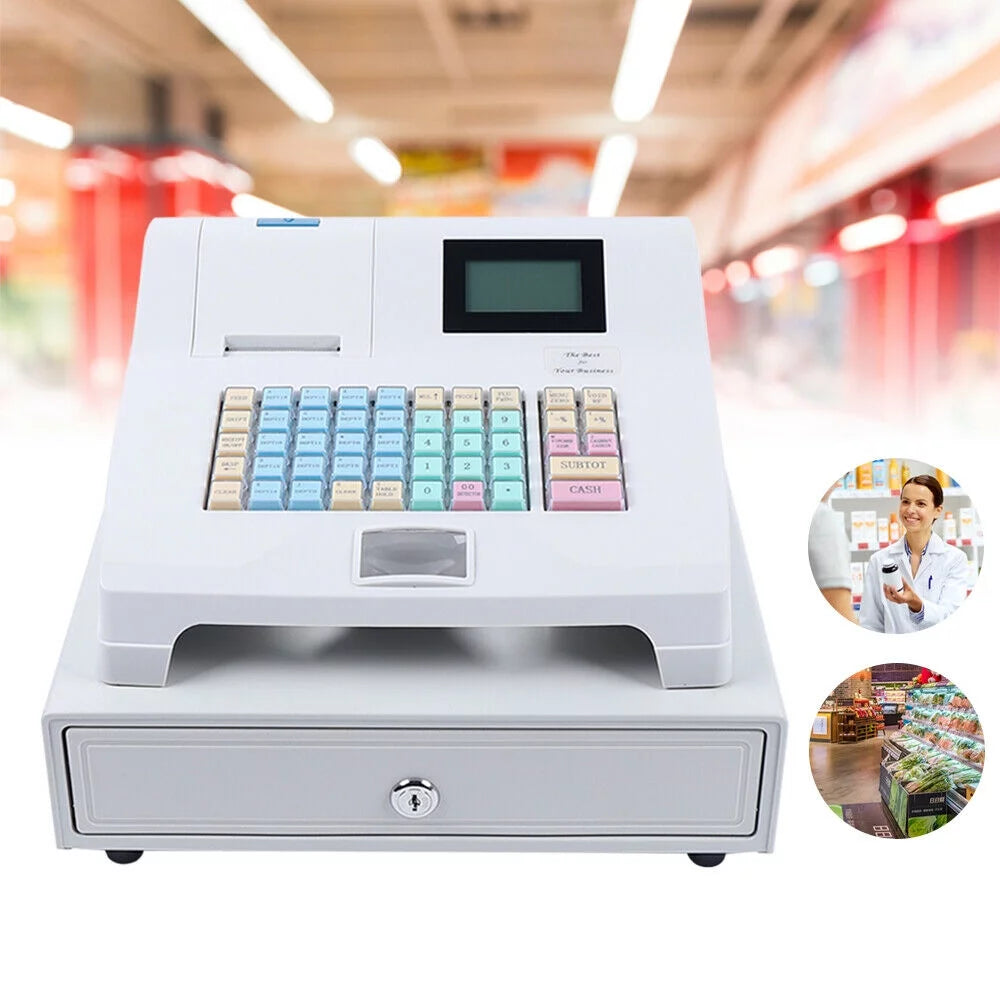 48 Keys LED Display Electronic Cash Register C810