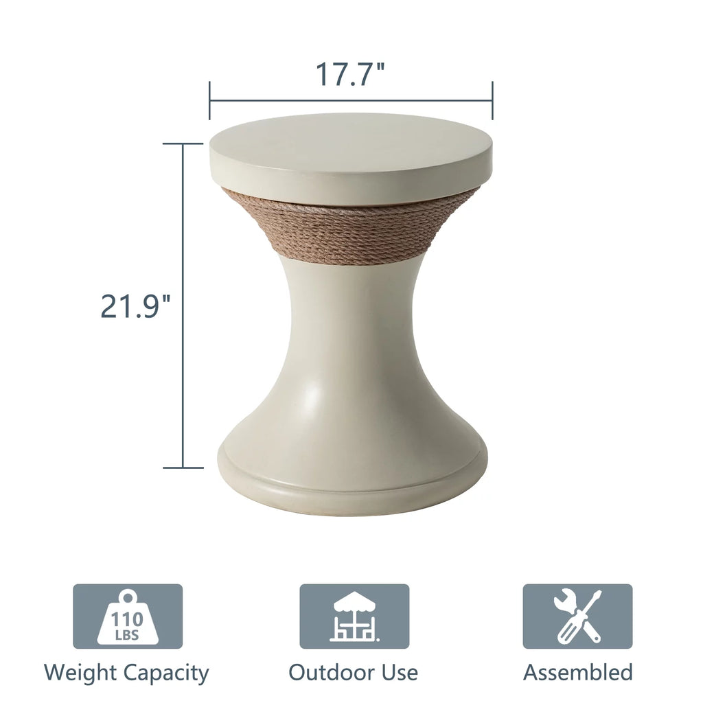 Sand Grey Concrete Accent Coffee Table G80749