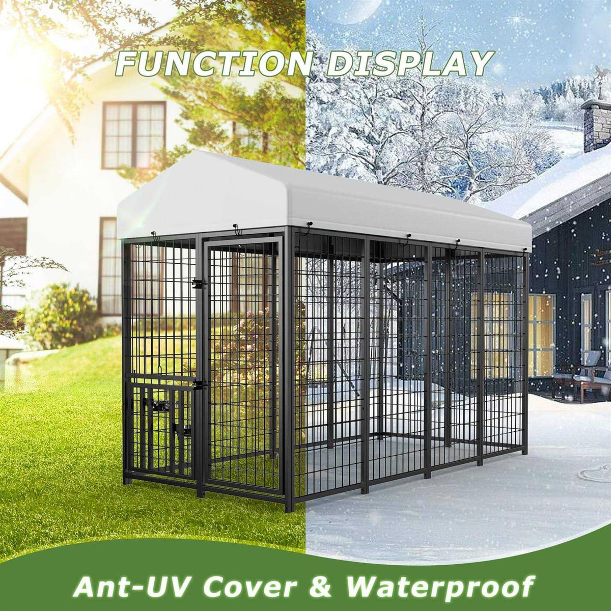 Large Dog Kennel Outdoor Pet Enclosure U948