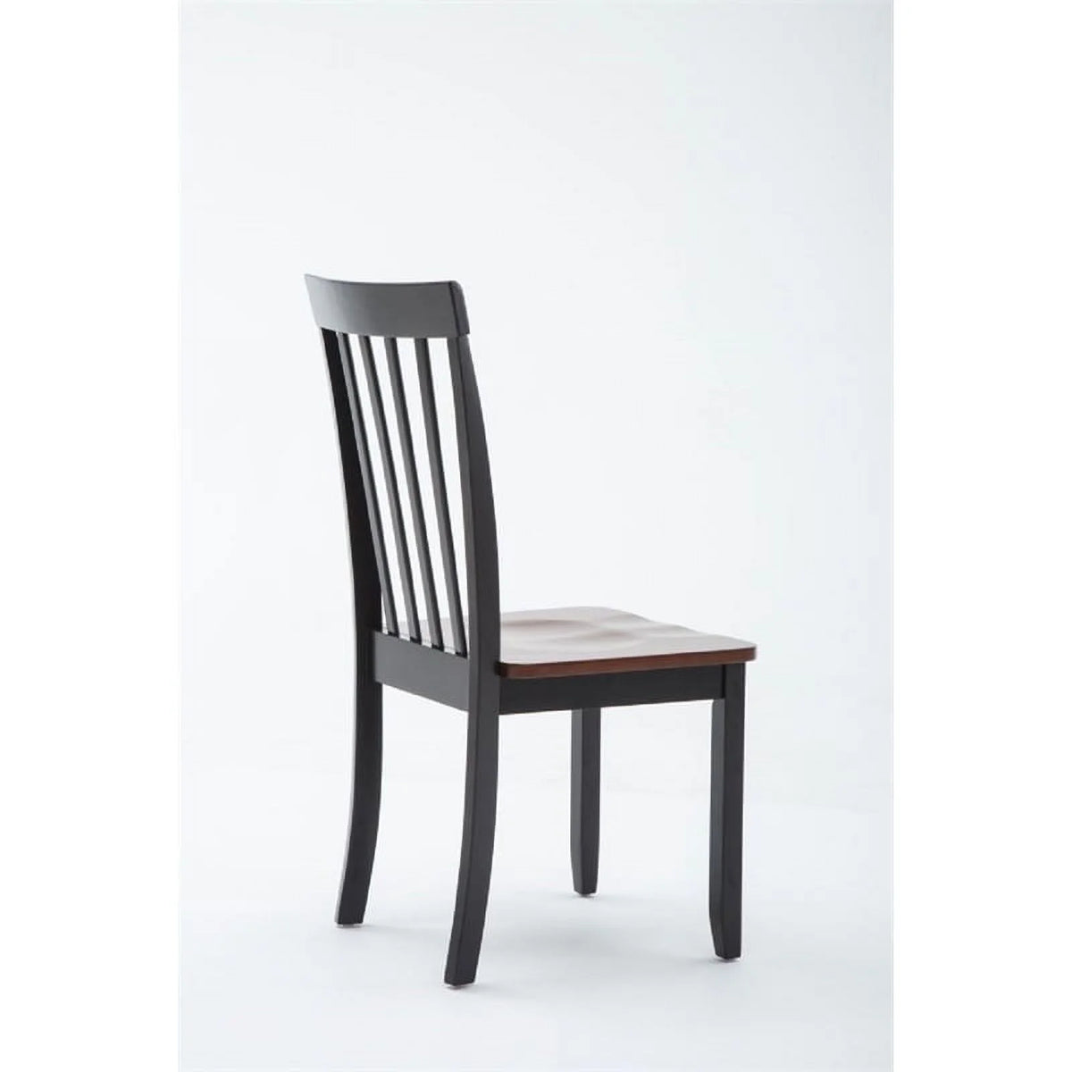 Black Cherry Wood Dining Chair Set of 2 H517