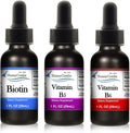 Biotin Vitamin B5 Vitamin B6 Liquid Drops 1 Fl Oz J519