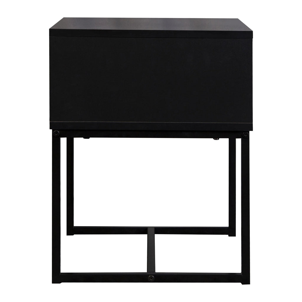 Coastal Modern Console Table with Wood Drawer O990123