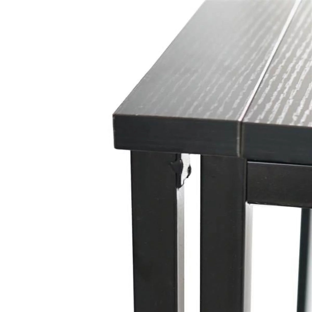Black Collapsible Computer Desk E2025