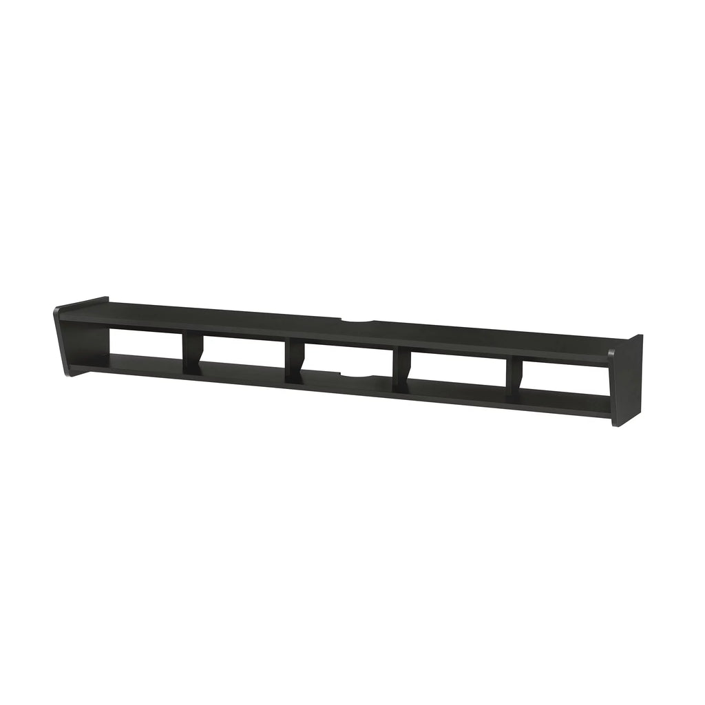 Solid Black Floating TV Stand O88506
