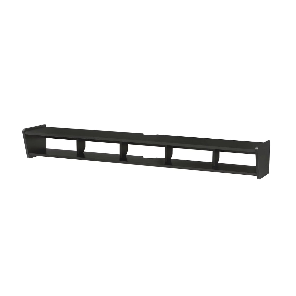 Solid Black Floating TV Stand O88506