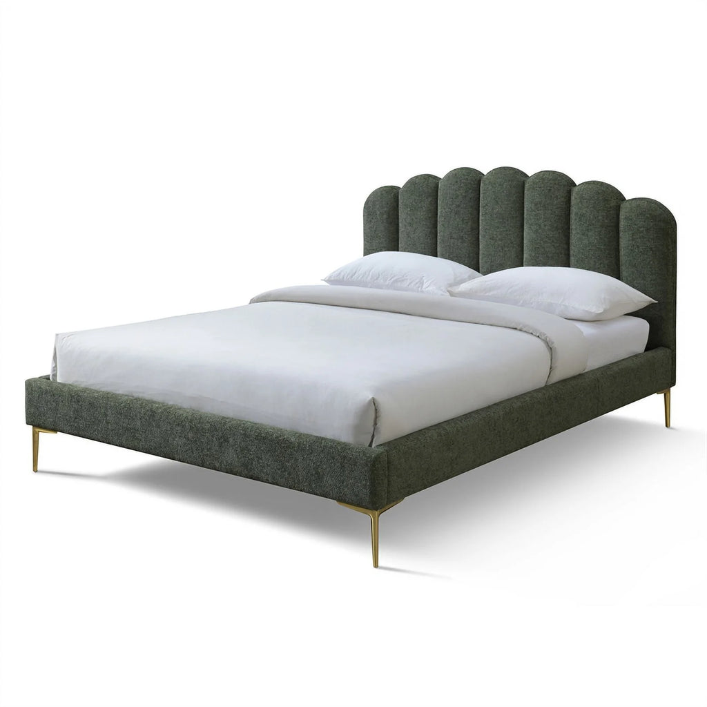 Forest Green Queen Platform Bed M363246