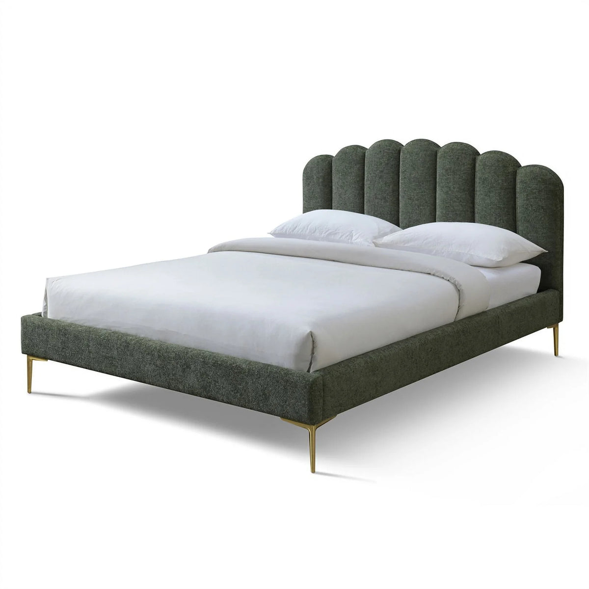 Forest Green Queen Platform Bed M363246
