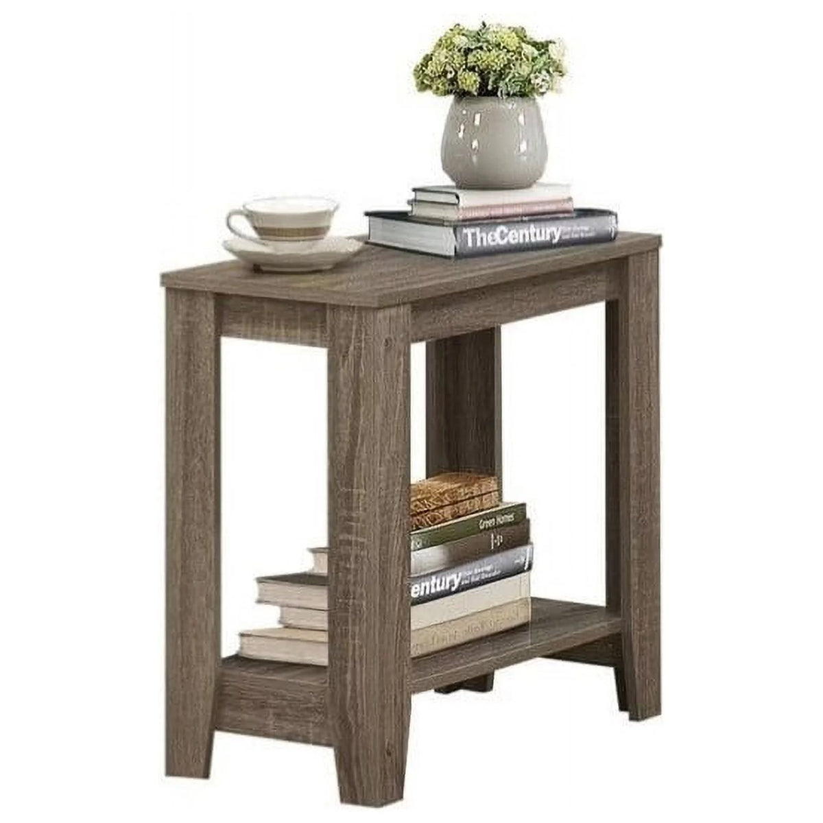 Dark Taupe Accent Side Table Set of 2 R593