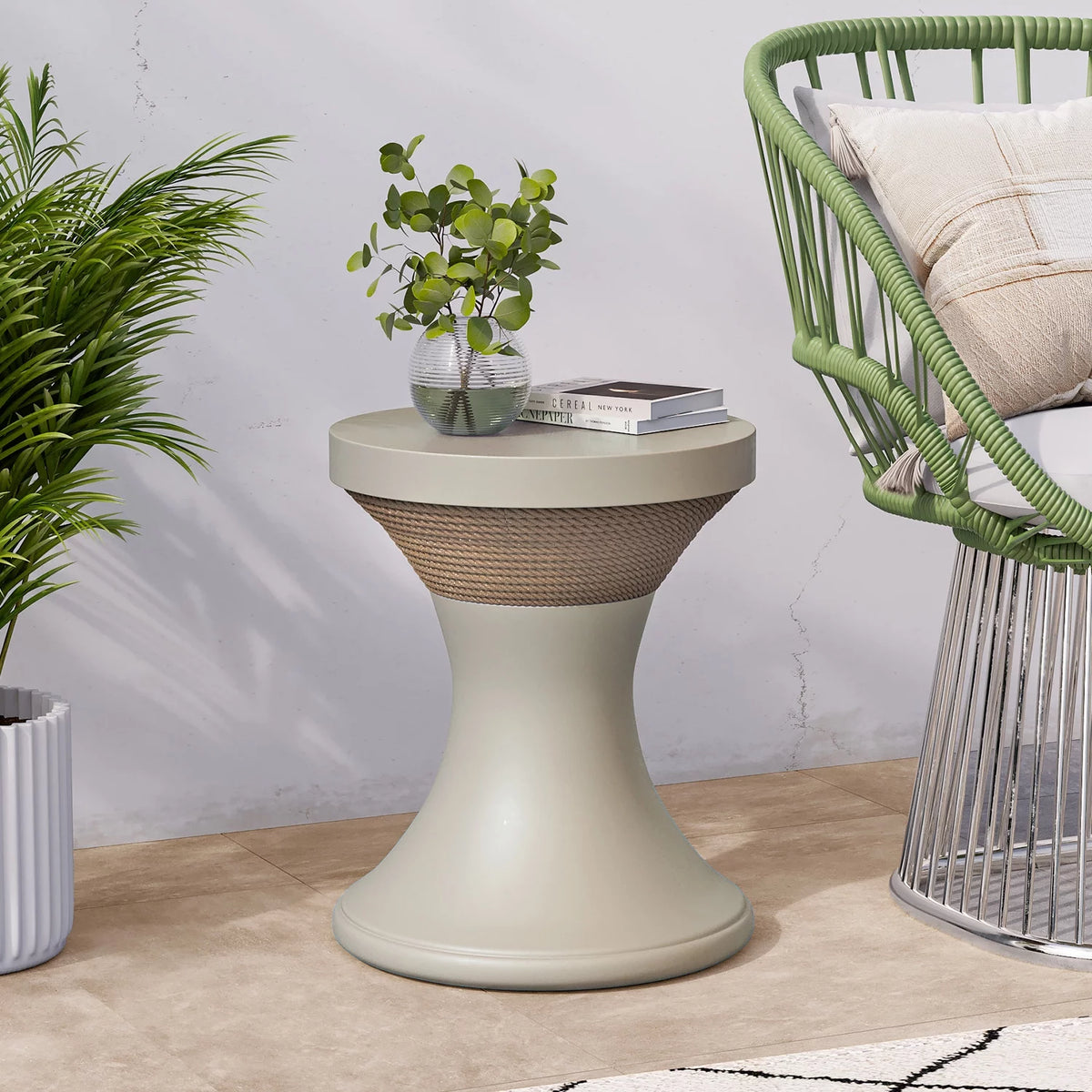 Sand Grey Concrete Accent Coffee Table G80749